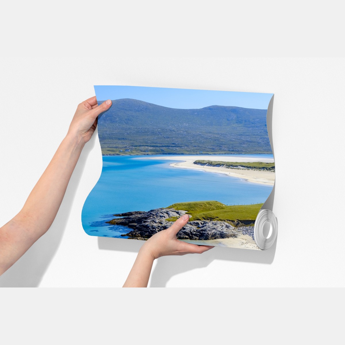 Fototapeta spokojna turkusowa plaża – Wallissimo® Fototapeta spokojna turkusowa plaża – Wallissimo®