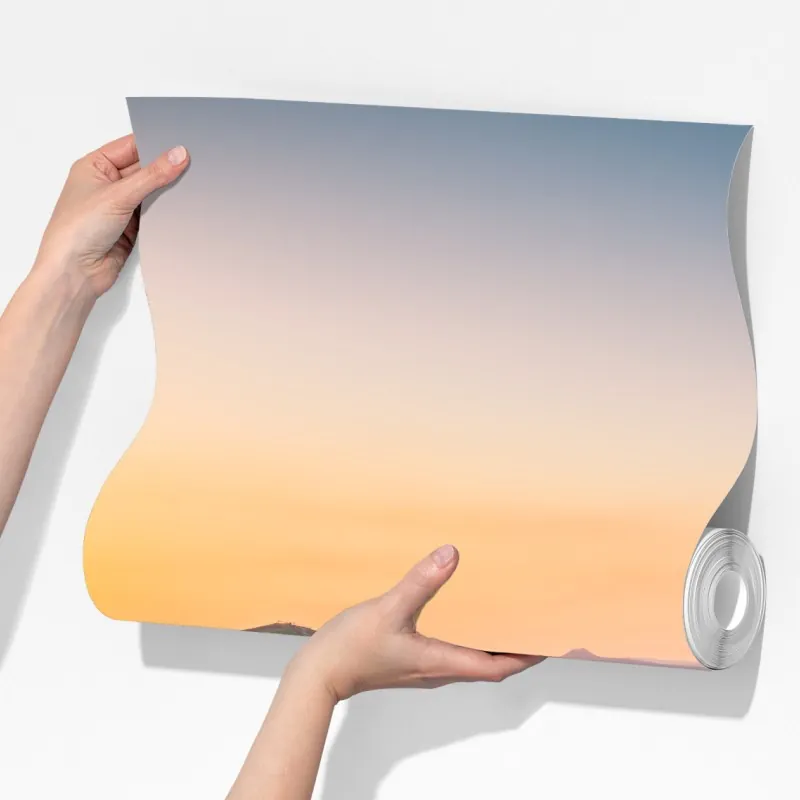 Fototapeta wschód słońca nad zielonymi wzgórzami z kamienną ścieżką – Wallissimo® Fototapeta wschód słońca nad zielonymi wzgórzami z kamienną ścieżką – Wallissimo®