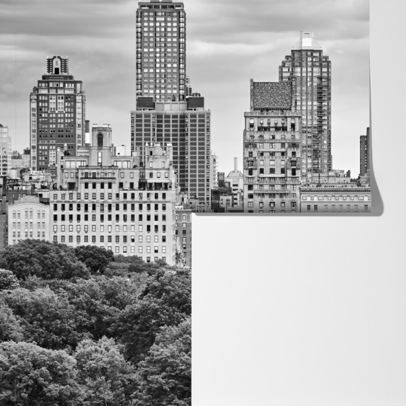 Fototapeta Manhattan panorama Upper East Side w czerni i bieli – Wallissimo® Fototapeta Manhattan panorama Upper East Side w czerni i bieli – Wallissimo®