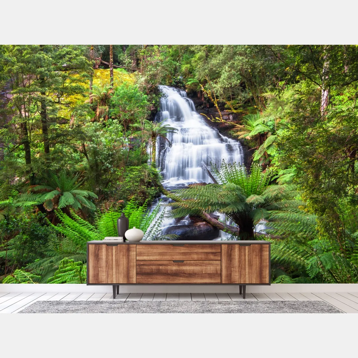 Fototapeta Triplet Falls wodospad w Great Otway National Park – Wallissimo® Fototapeta Triplet Falls wodospad w Great Otway National Park – Wallissimo®