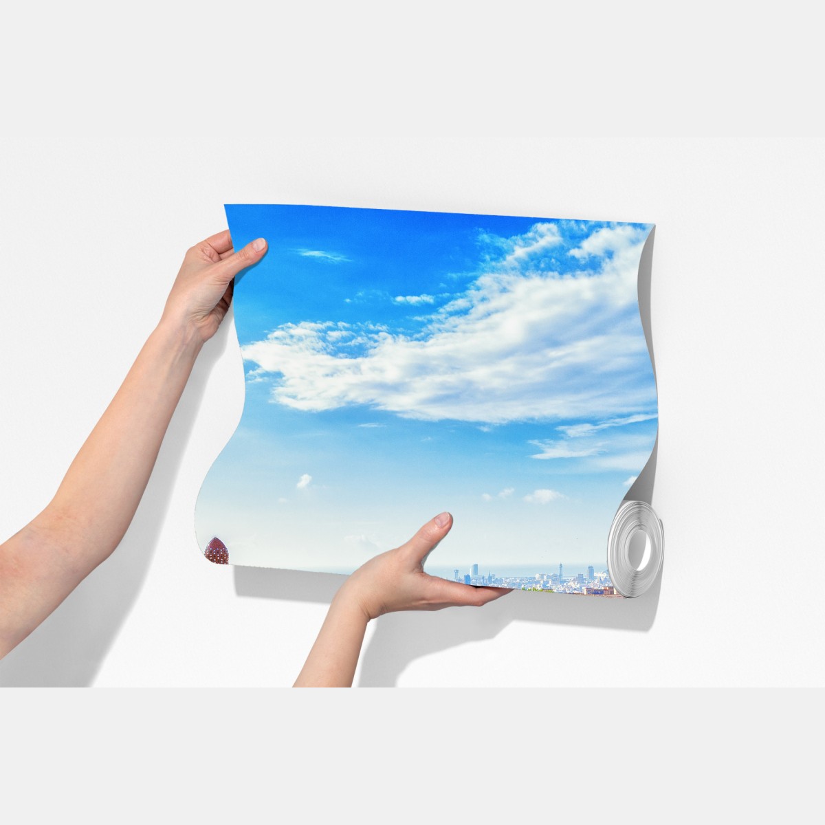 Fototapeta żywa Barcelona Park Güell mozaikowa panorama – Wallissimo® Fototapeta żywa Barcelona Park Güell mozaikowa panorama – Wallissimo®