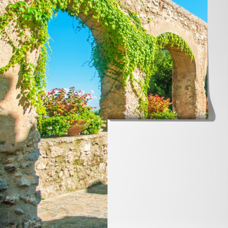 Fototapeta słoneczne łuki w Ravello – Wallissimo® Fototapeta słoneczne łuki w Ravello – Wallissimo®