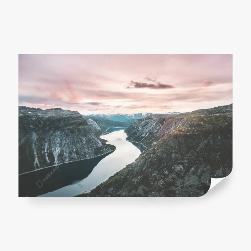 Fototapeta mglisty leśny szlak – Wallissimo®