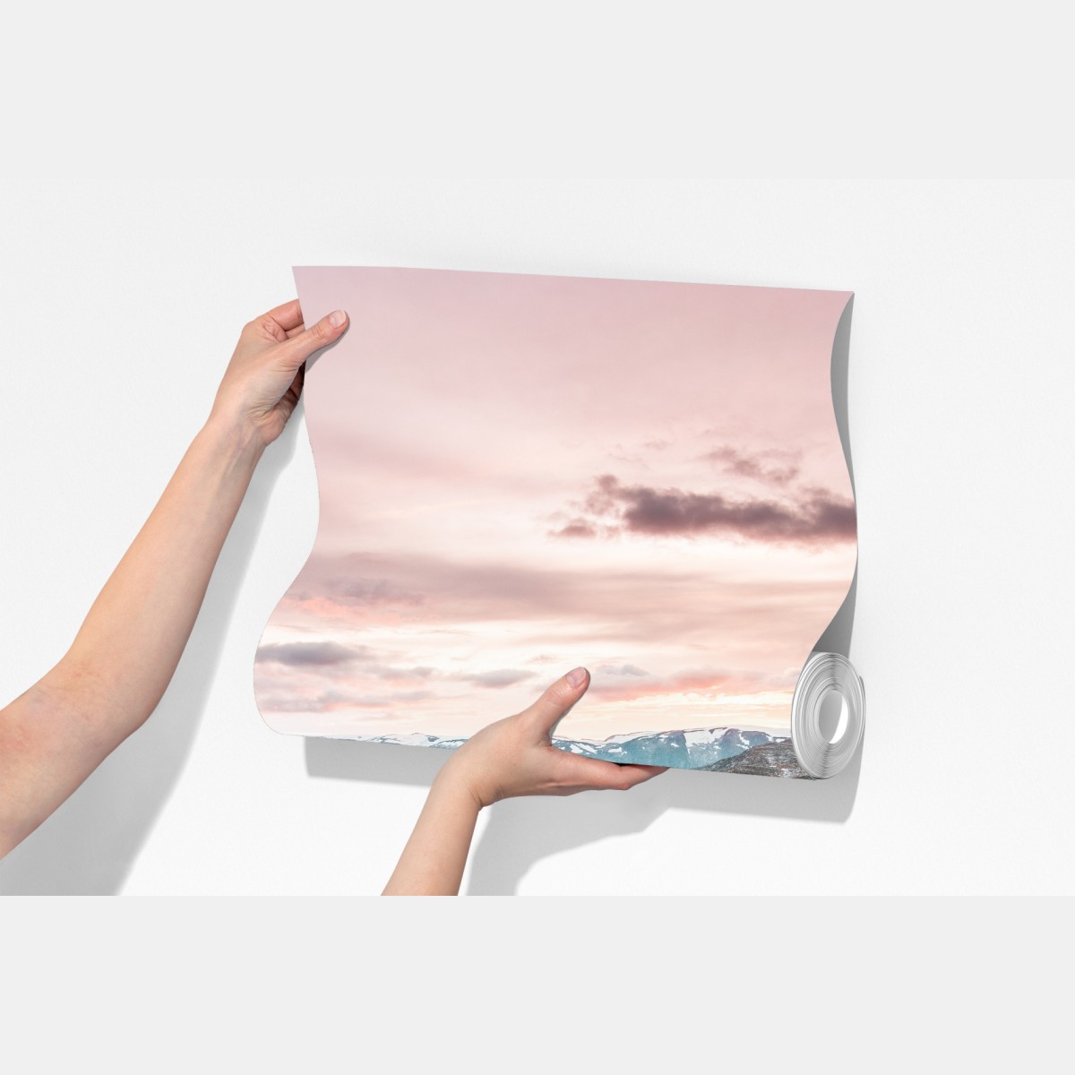 Fototapeta spokojny fiord o zachodzie słońca – Wallissimo® Fototapeta spokojny fiord o zachodzie słońca – Wallissimo®