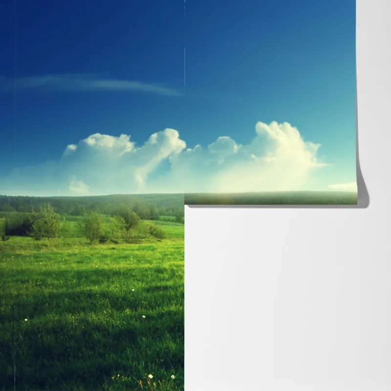 Fototapeta słoneczna wiosenna łąka o zachodzie słońca – Wallissimo® Fototapeta słoneczna wiosenna łąka o zachodzie słońca – Wallissimo®