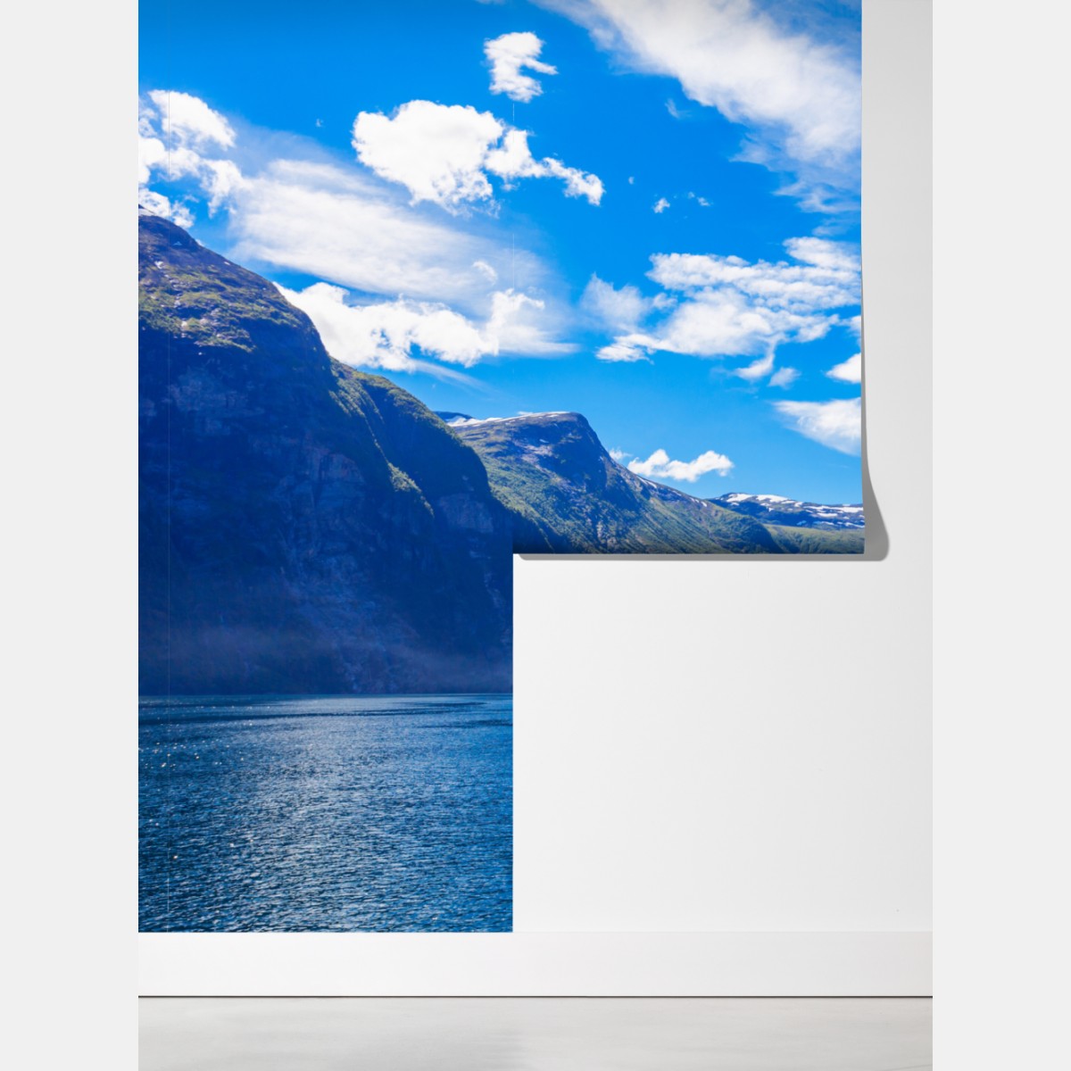 Fototapeta wodospad siedem sióstr nad Geirangerfjord – Wallissimo® Fototapeta wodospad siedem sióstr nad Geirangerfjord – Wallissimo®