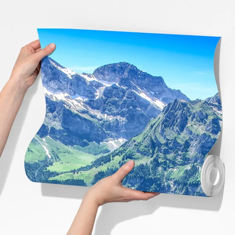 Fototapeta alpejska panorama Engelberg, Szwajcaria – Wallissimo® Fototapeta alpejska panorama Engelberg, Szwajcaria – Wallissimo®