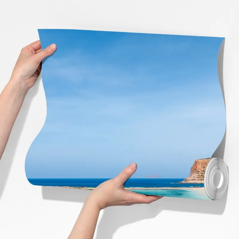 Fototapeta laguna Balos, Kreta: turkusowa oaza – Wallissimo® Fototapeta laguna Balos, Kreta: turkusowa oaza – Wallissimo®