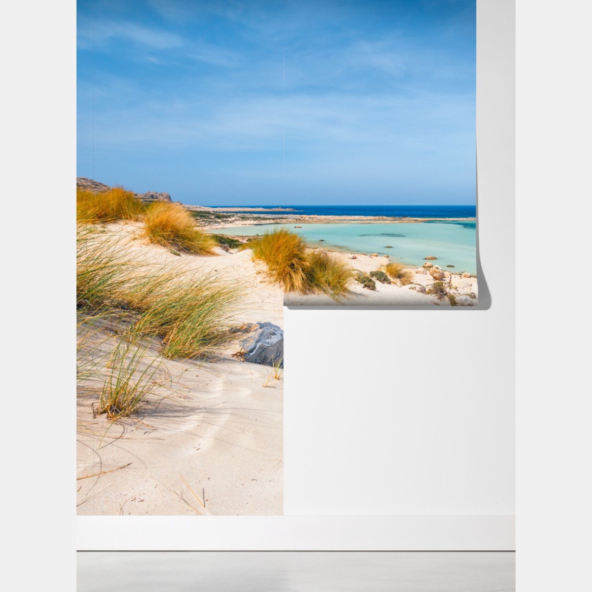 Fototapeta laguna Balos, Kreta: turkusowa oaza – Wallissimo® Fototapeta laguna Balos, Kreta: turkusowa oaza – Wallissimo®