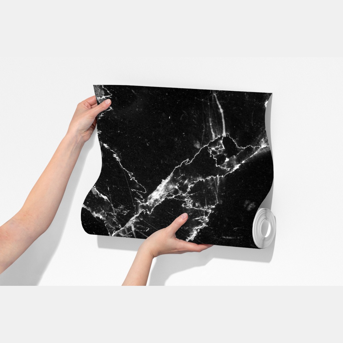 Fototapeta czarny marmur z żyłami – Wallissimo® Fototapeta czarny marmur z żyłami – Wallissimo®