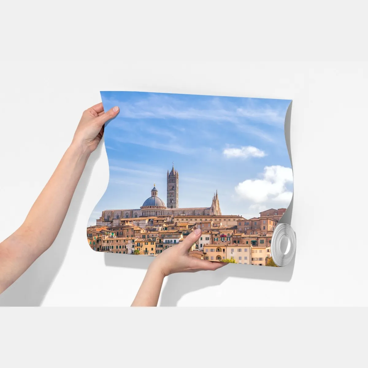 Fototapeta Siena panorama miasta, Włochy – Wallissimo® Fototapeta Siena panorama miasta, Włochy – Wallissimo®