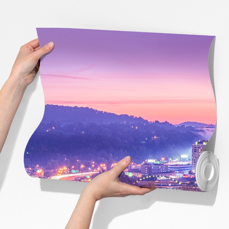 Fototapeta Panorama Charleston o świcie – Wallissimo® Fototapeta Panorama Charleston o świcie – Wallissimo®