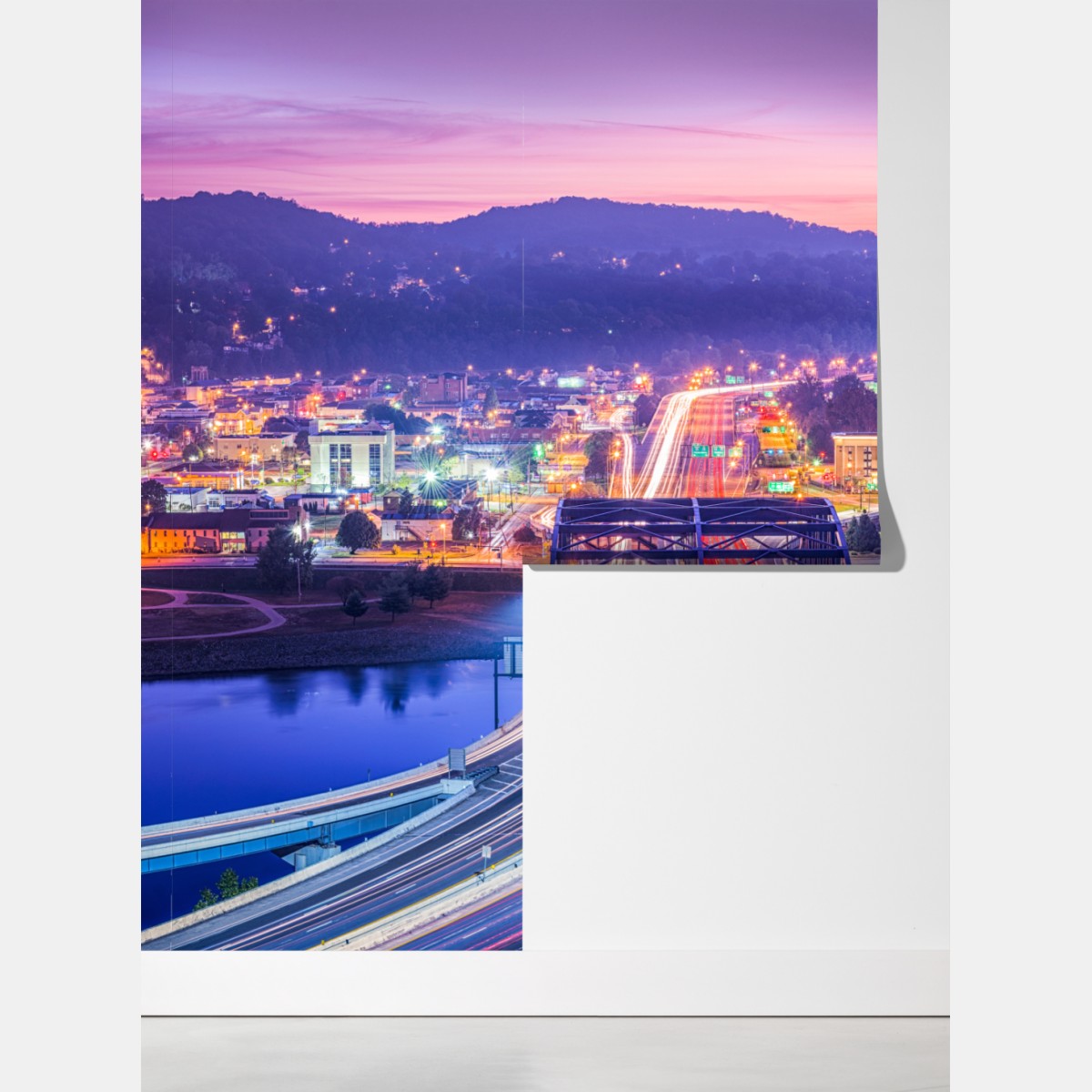 Fototapeta Panorama Charleston o świcie – Wallissimo® Fototapeta Panorama Charleston o świcie – Wallissimo®