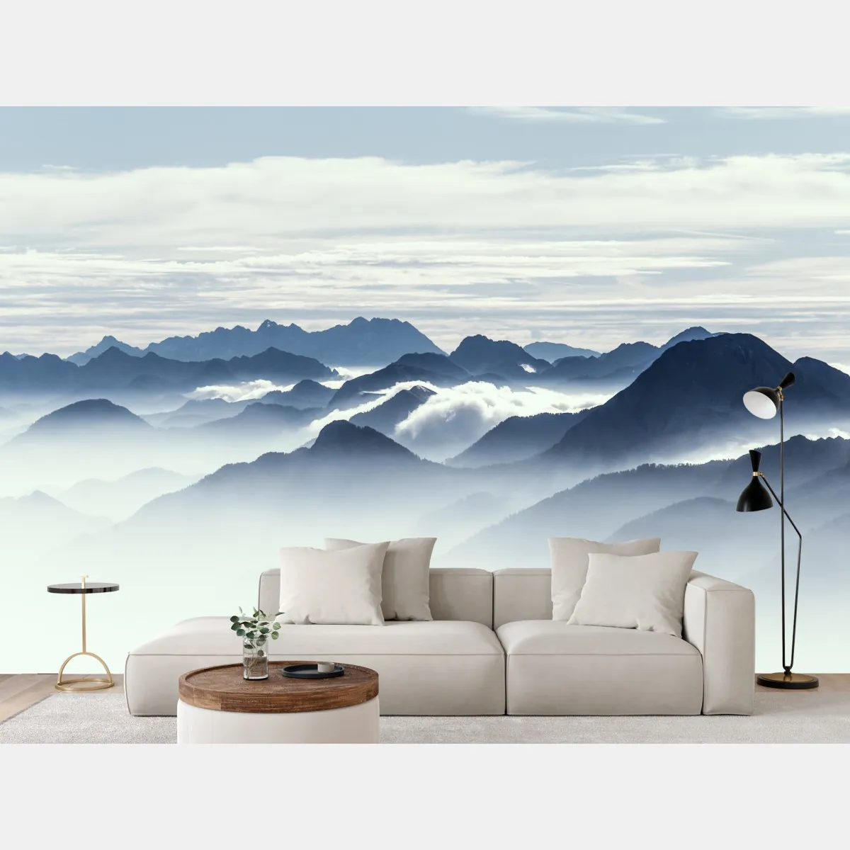 Fototapeta mglista warstwa gór o świcie – Wallissimo® Fototapeta mglista warstwa gór o świcie – Wallissimo®