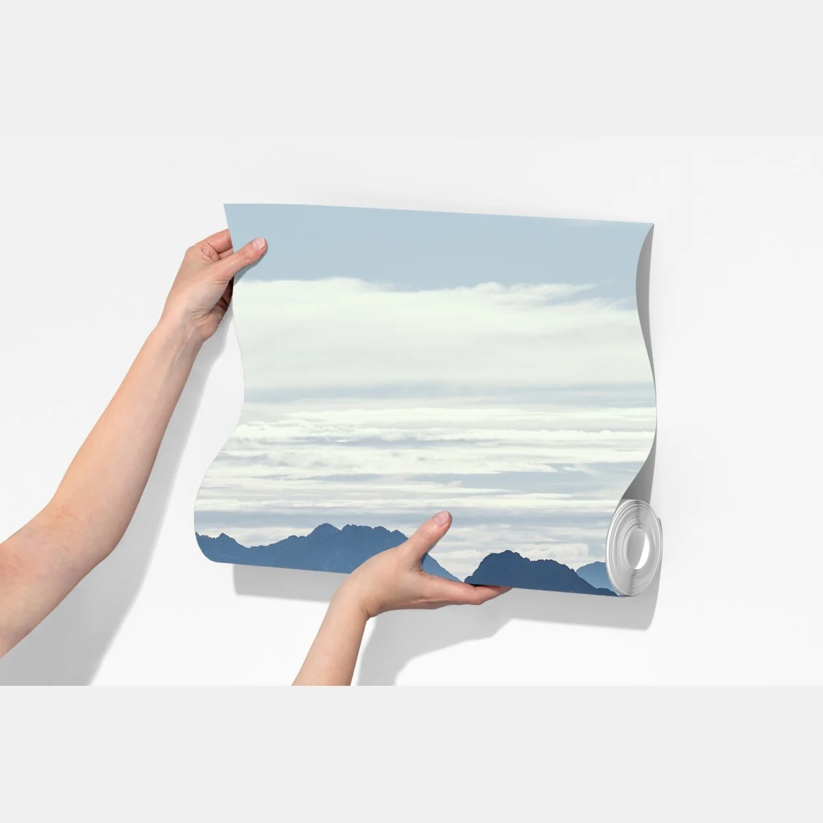 Fototapeta mglista warstwa gór o świcie – Wallissimo® Fototapeta mglista warstwa gór o świcie – Wallissimo®