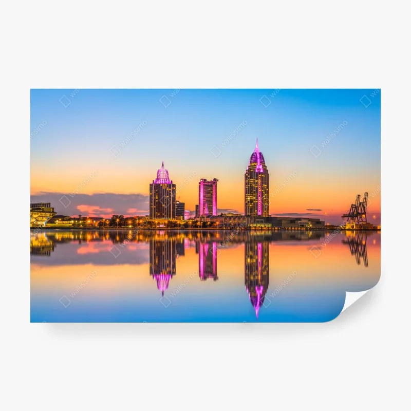 Fototapeta kolorowe domy nad kanałem w Burano – Wallissimo®