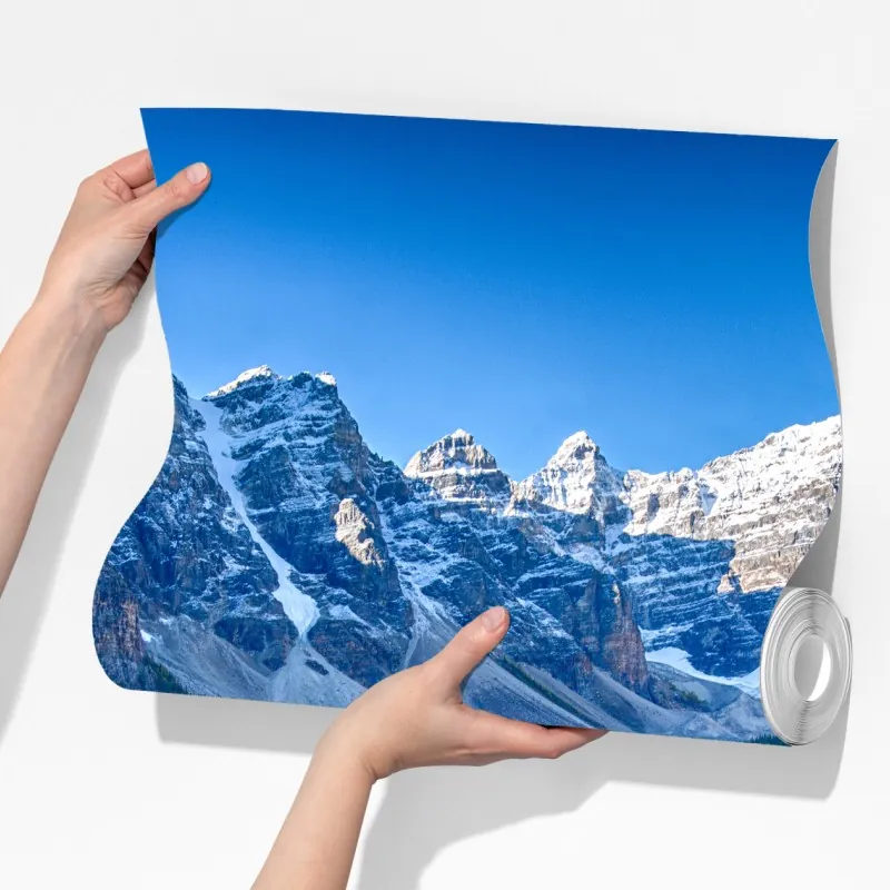 Fototapeta spokojne jezioro górskie z odbiciem – Wallissimo® Fototapeta spokojne jezioro górskie z odbiciem – Wallissimo®