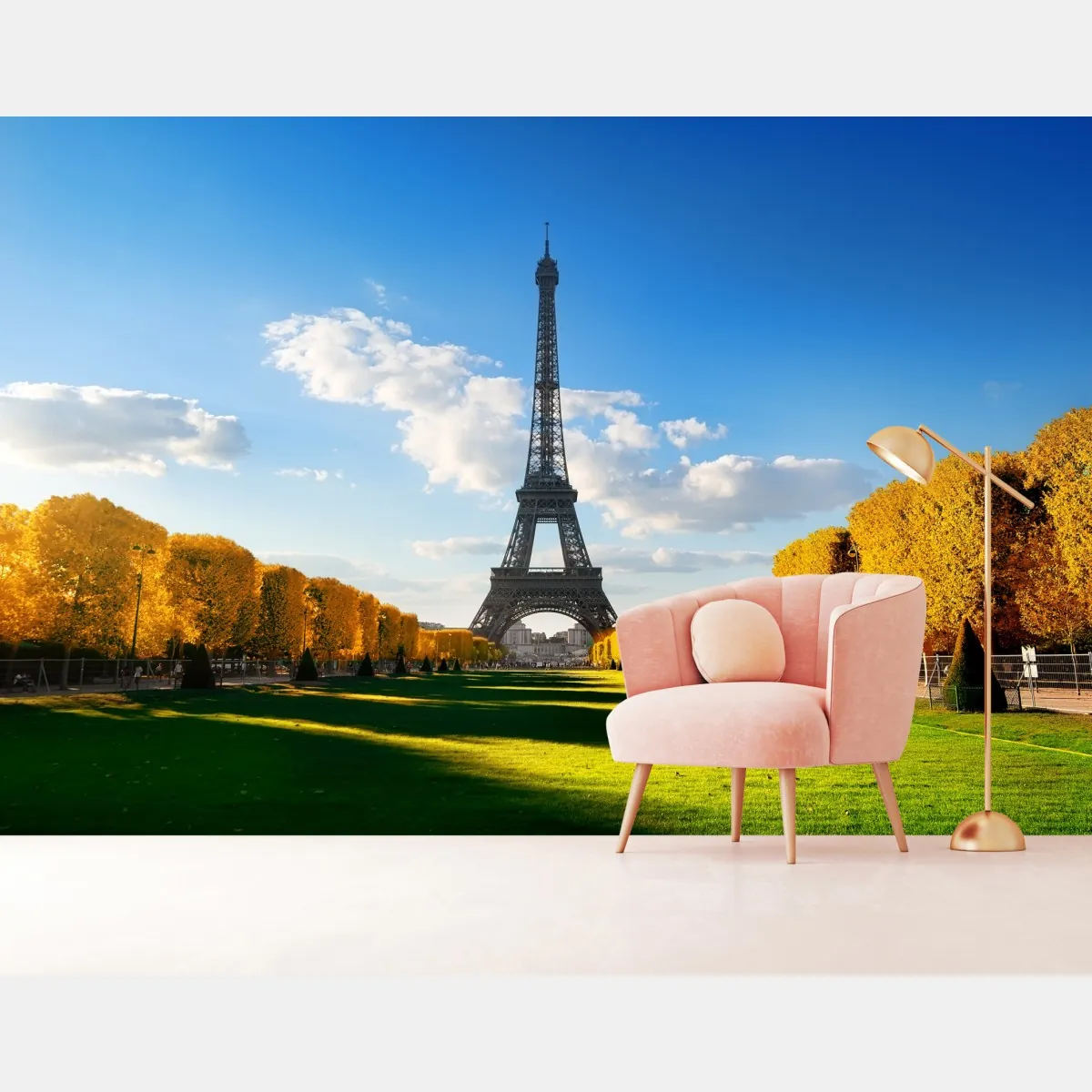 Fototapeta wiosna na Champs de Mars, Wieża Eiffla, Paryż – Wallissimo® Fototapeta wiosna na Champs de Mars, Wieża Eiffla, Paryż – Wallissimo®