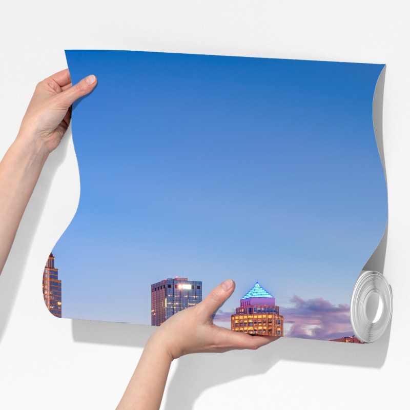 Fototapeta panorama Tampy o zmierzchu – Wallissimo® Fototapeta panorama Tampy o zmierzchu – Wallissimo®