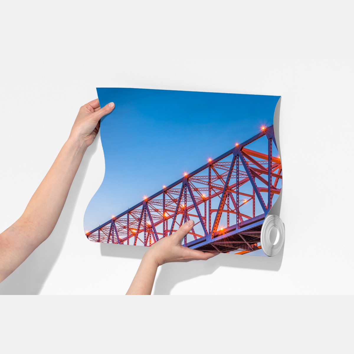 Fototapeta most Crescent City Connection o zachodzie słońca, New Orleans – Wallissimo® Fototapeta most Crescent City Connection o zachodzie słońca, New Orleans – Wallissimo®