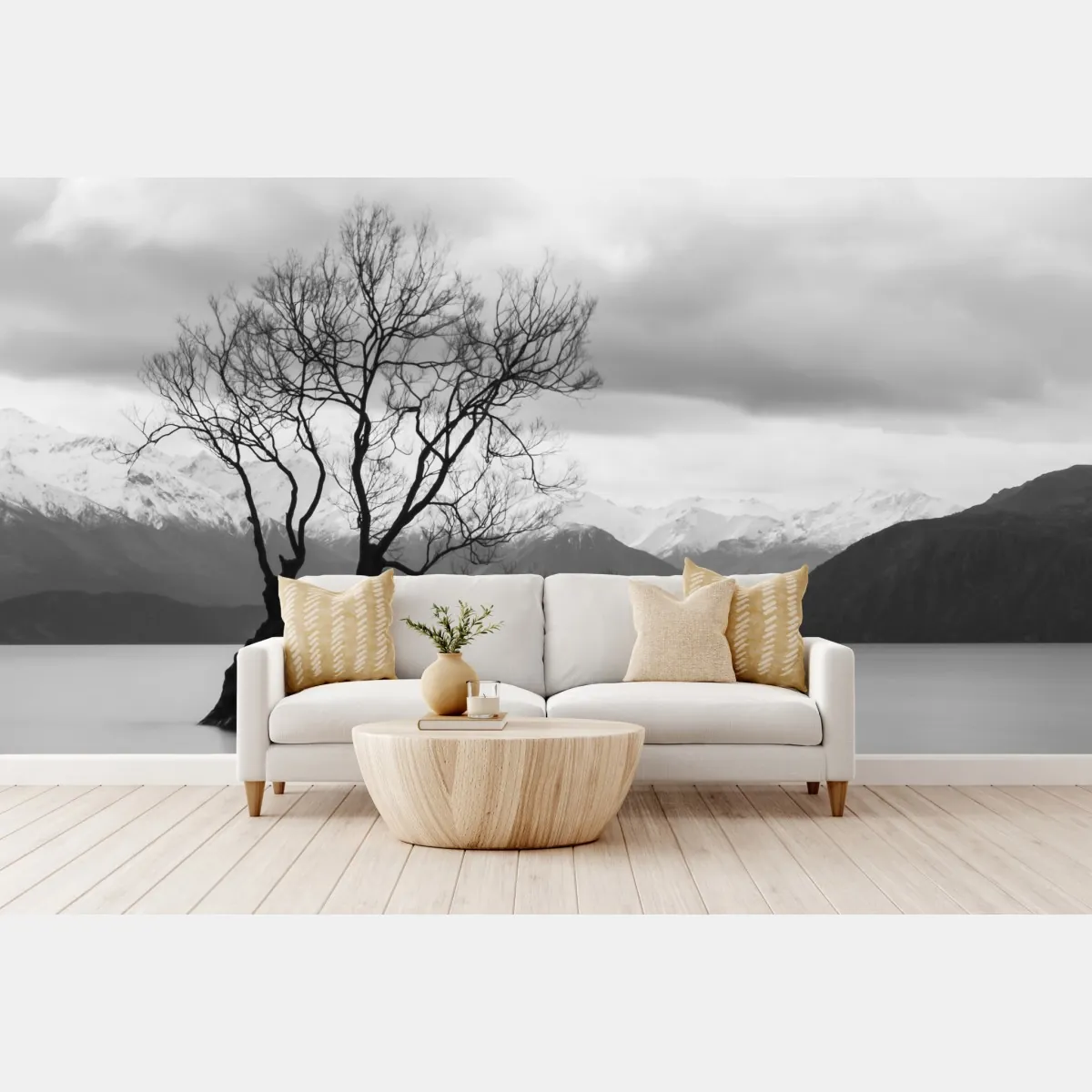 Fototapeta samotne drzewo na jeziorze – Wallissimo® Fototapeta samotne drzewo na jeziorze – Wallissimo®