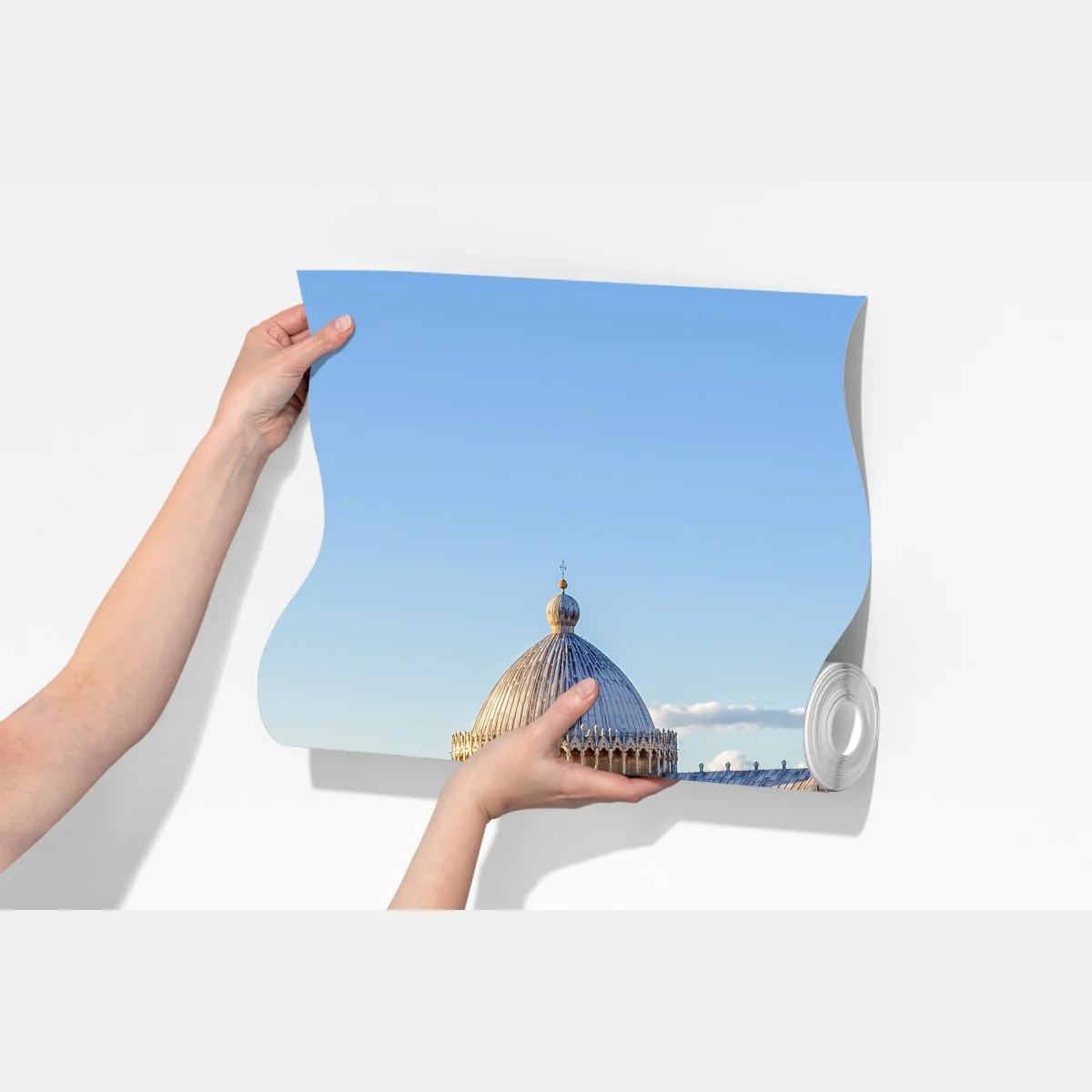 Fototapeta słoneczny widok na katedrę w Pizie i krzywą wieżę – Wallissimo® Fototapeta słoneczny widok na katedrę w Pizie i krzywą wieżę – Wallissimo®