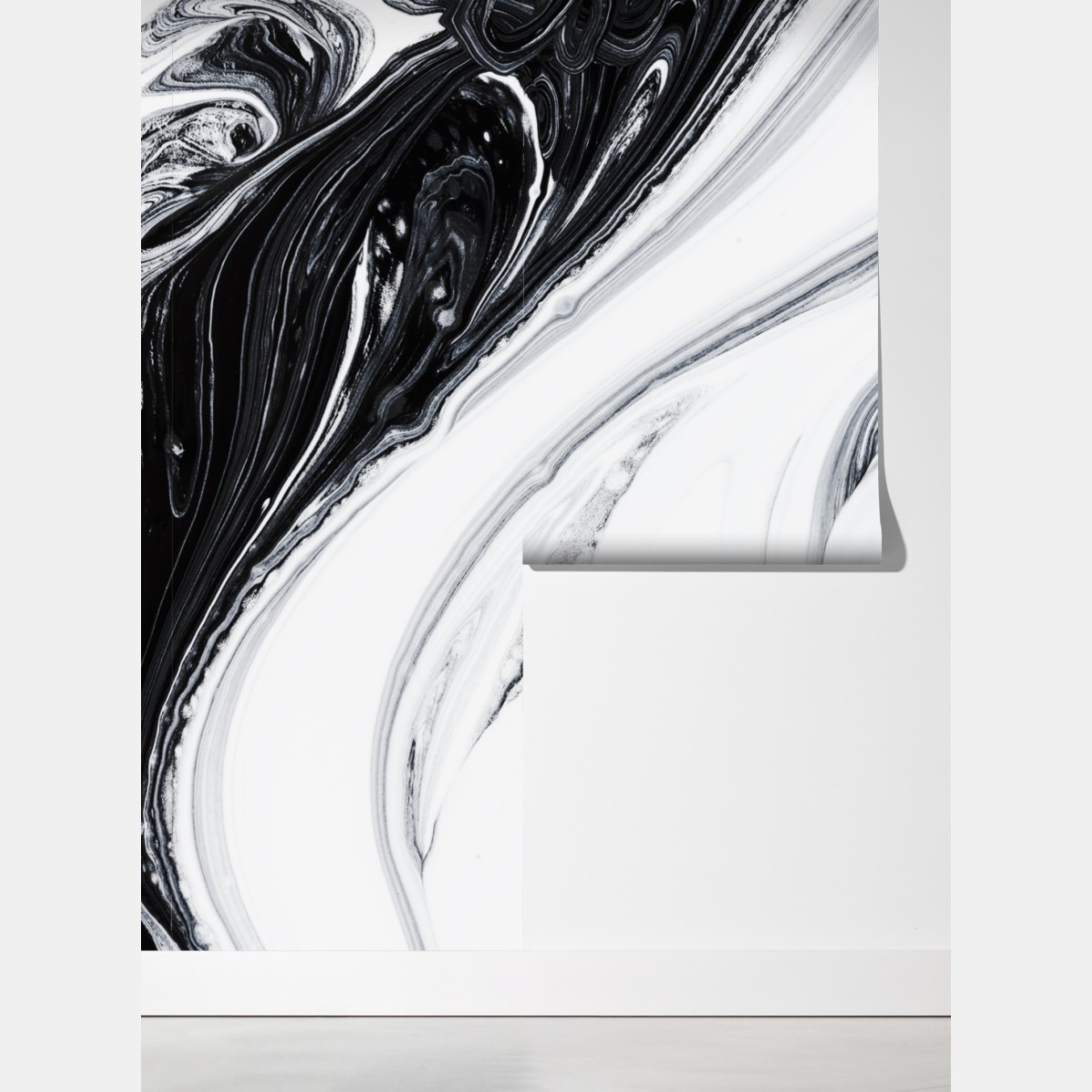 Fototapeta monochromatyczne marmurowe wiry – Wallissimo® Fototapeta monochromatyczne marmurowe wiry – Wallissimo®