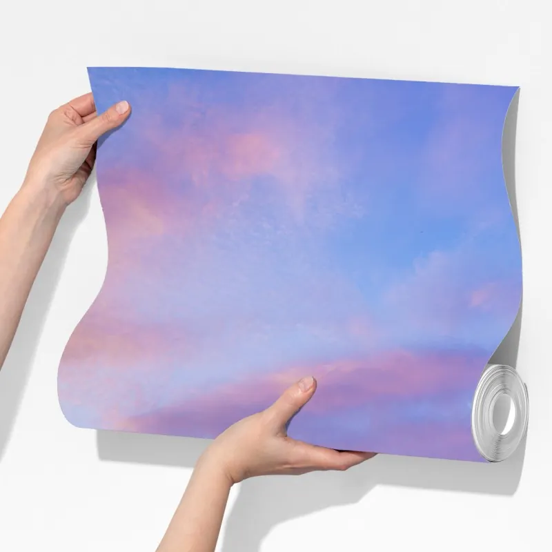 Fototapeta pastelowy zachód słońca nad pustynnymi górami – Wallissimo® Fototapeta pastelowy zachód słońca nad pustynnymi górami – Wallissimo®