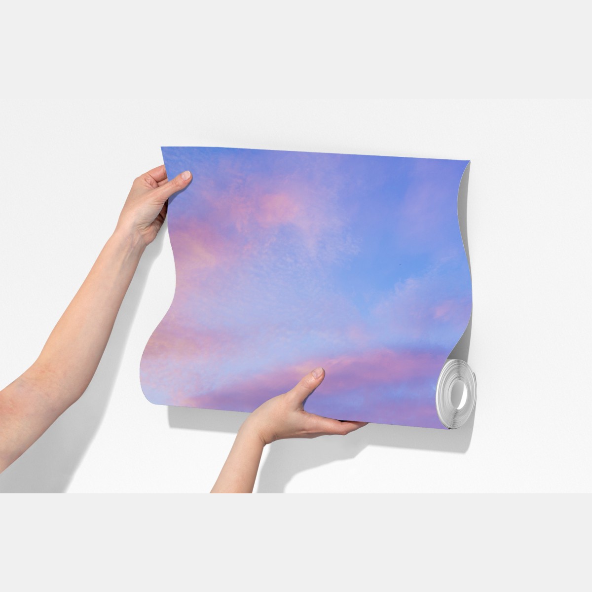 Fototapeta pastelowy zachód słońca nad pustynnymi górami – Wallissimo® Fototapeta pastelowy zachód słońca nad pustynnymi górami – Wallissimo®