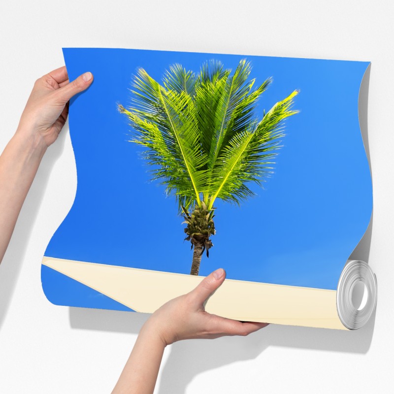 Fototapeta spokojna plaża w Cap Cana, Dominikana – Wallissimo® Fototapeta spokojna plaża w Cap Cana, Dominikana – Wallissimo®