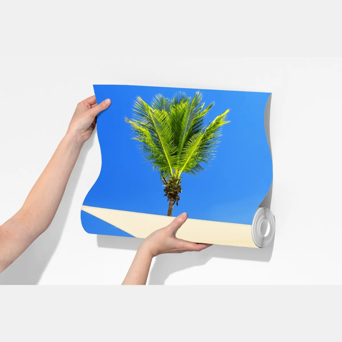 Fototapeta spokojna plaża w Cap Cana, Dominikana – Wallissimo® Fototapeta spokojna plaża w Cap Cana, Dominikana – Wallissimo®