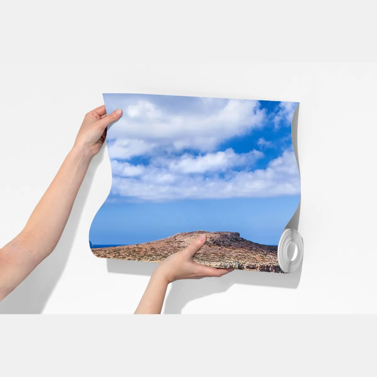 Fototapeta turkusowa laguna nad piaszczystą plażą – Wallissimo® Fototapeta turkusowa laguna nad piaszczystą plażą – Wallissimo®