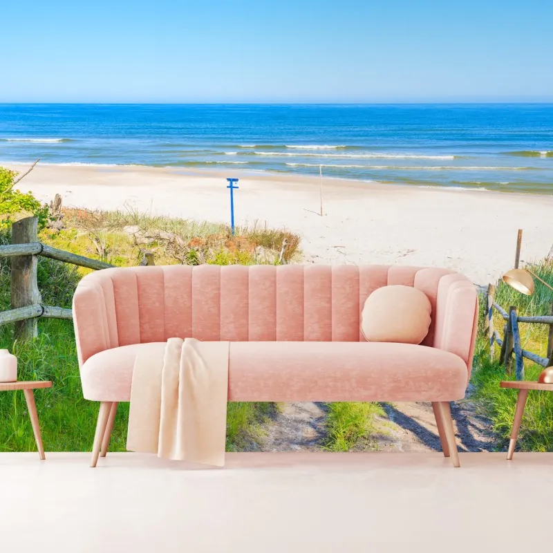 Fototapeta ścieżka na plażę nad Morzem Bałtyckim