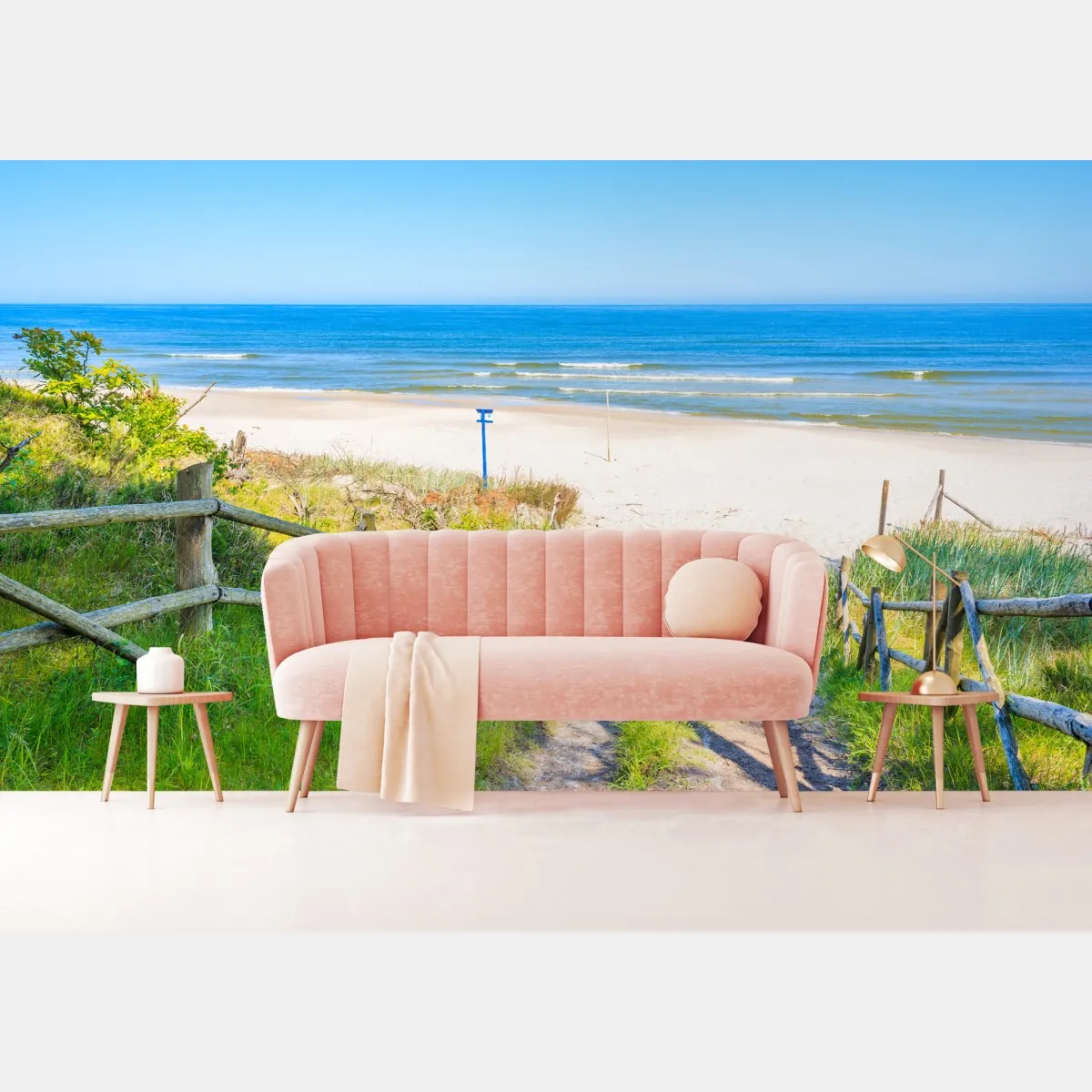 Fototapeta ścieżka na plażę nad Morzem Bałtyckim – Wallissimo® Fototapeta ścieżka na plażę nad Morzem Bałtyckim – Wallissimo®