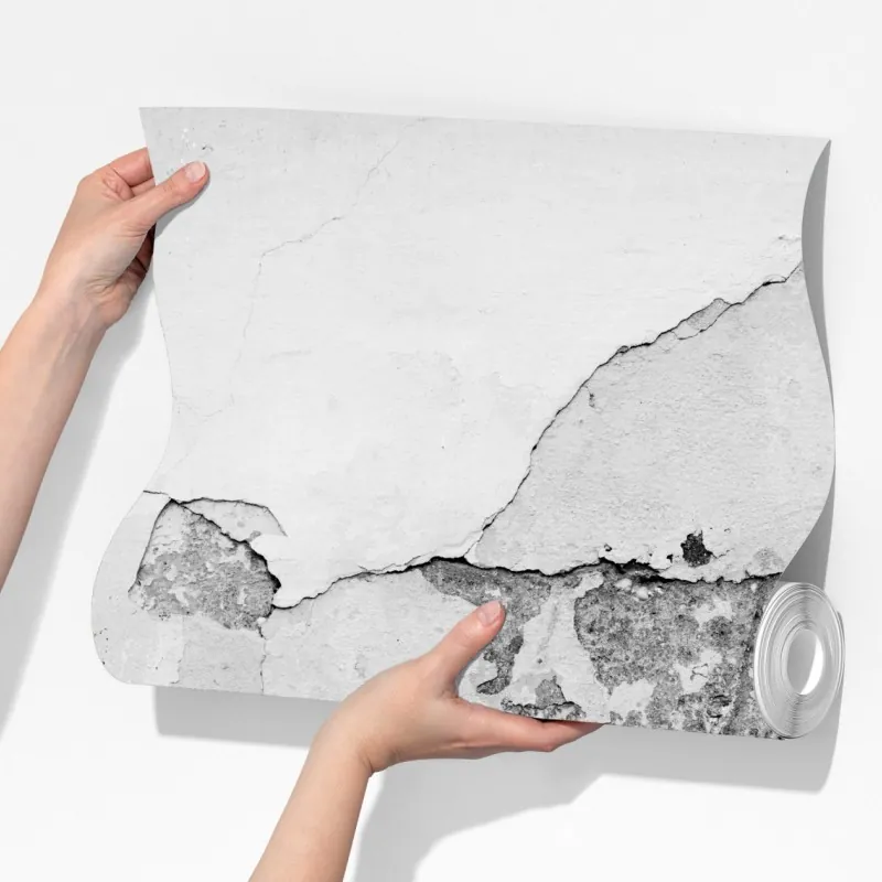 Fototapeta postarzony tynk na ścianie w odcieniach szarości – Wallissimo® Fototapeta postarzony tynk na ścianie w odcieniach szarości – Wallissimo®