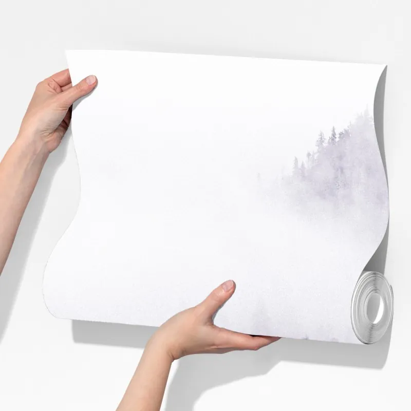 Fototapeta mglisty las iglasty – Wallissimo® Fototapeta mglisty las iglasty – Wallissimo®