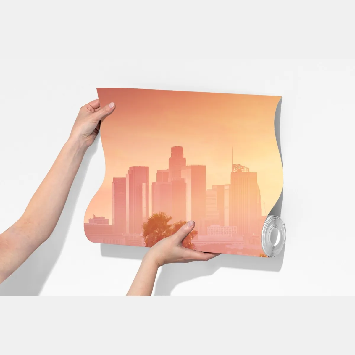 Fototapeta Los Angeles złoty zachód słońca nad miastem – Wallissimo® Fototapeta Los Angeles złoty zachód słońca nad miastem – Wallissimo®