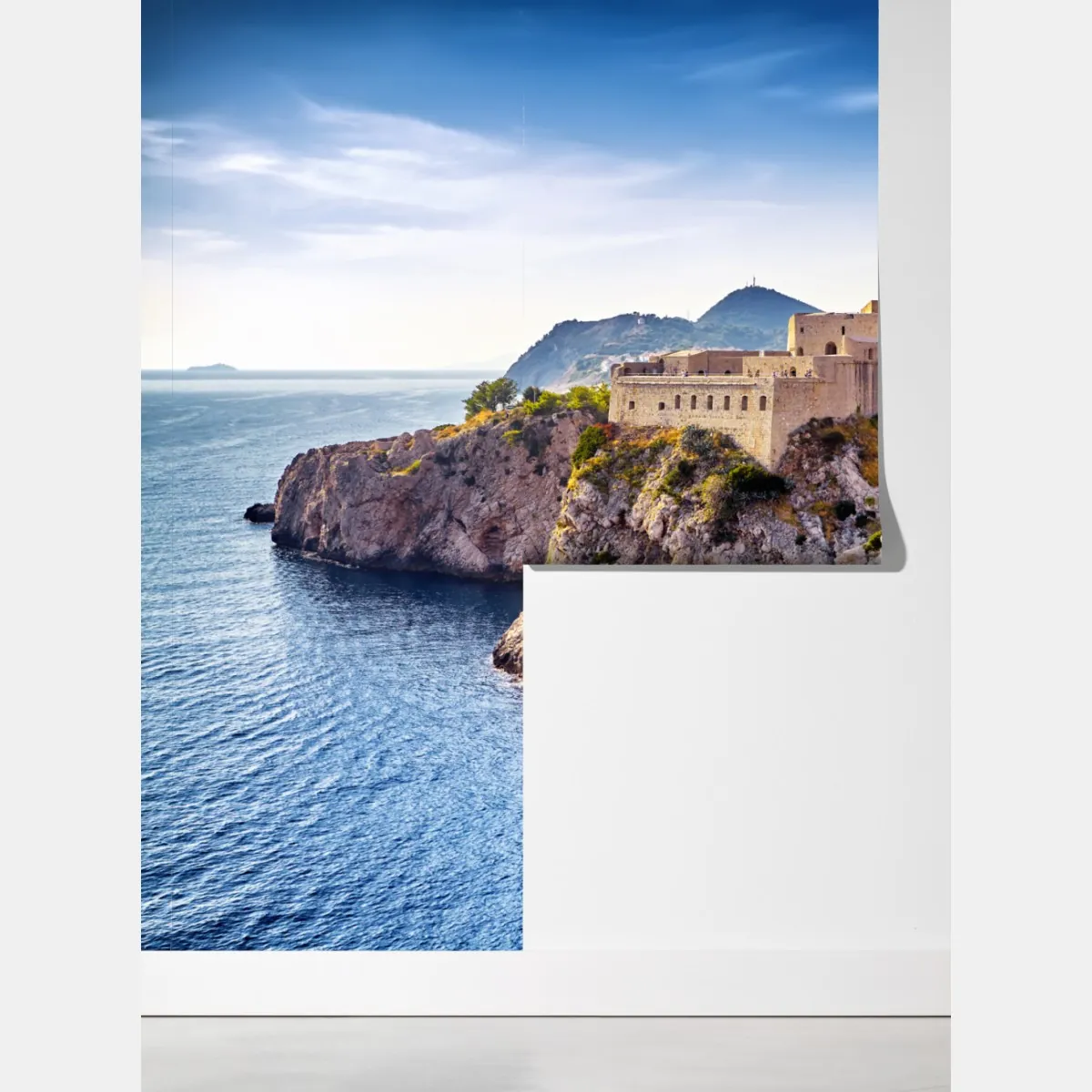 Fototapeta Dubrownik widok na nadmorską fortecę – Wallissimo® Fototapeta Dubrownik widok na nadmorską fortecę – Wallissimo®