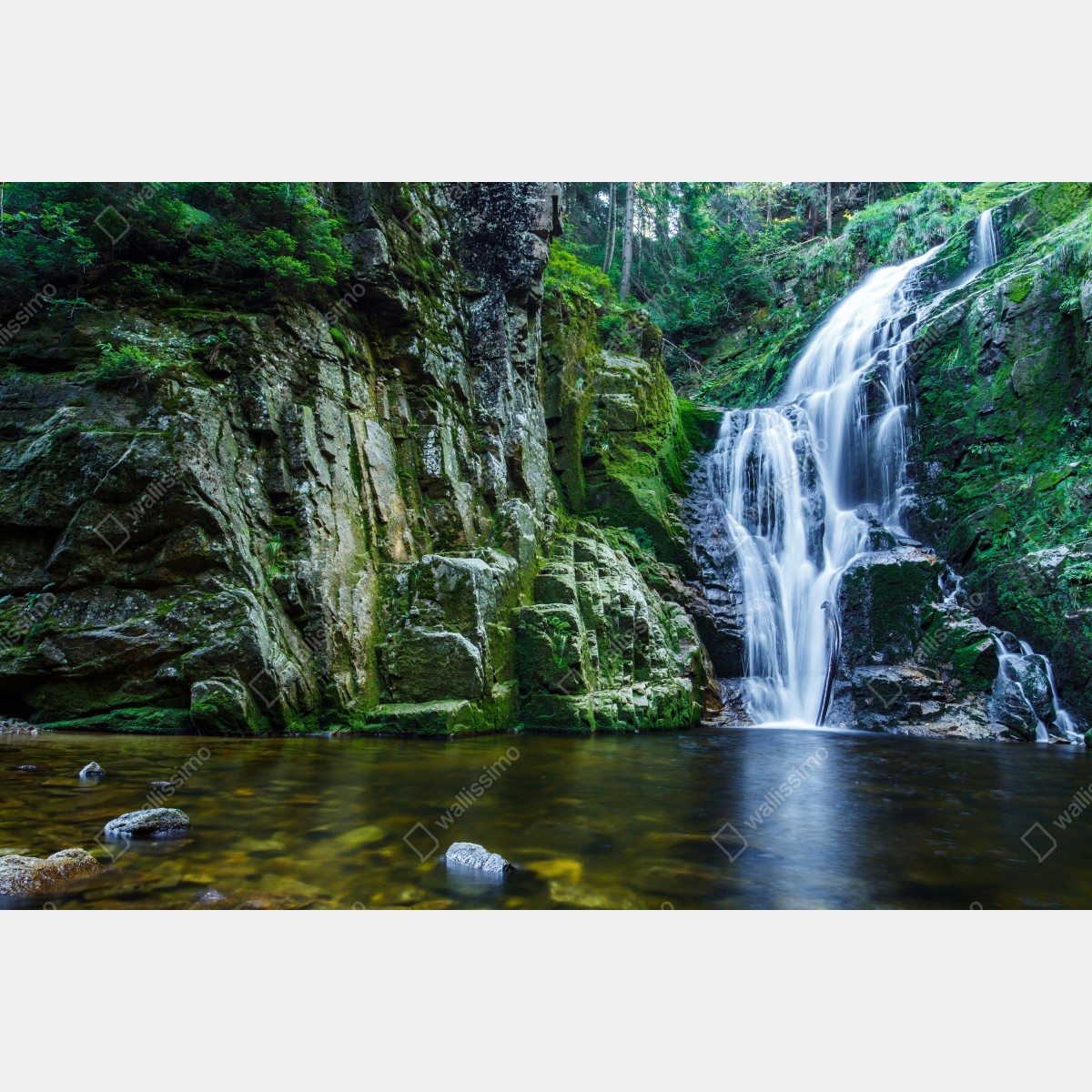 Fototapeta wodospad Kamienczyk w Karkonoszach – Wallissimo® Fototapeta wodospad Kamienczyk w Karkonoszach – Wallissimo®