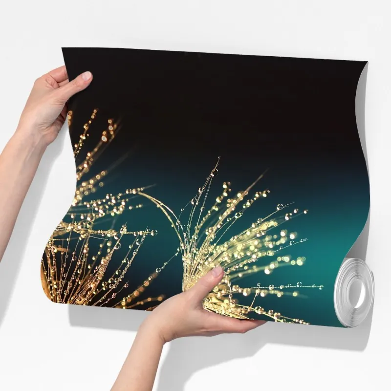 Fototapeta złote odbicie dmuchawca – Wallissimo® Fototapeta złote odbicie dmuchawca – Wallissimo®