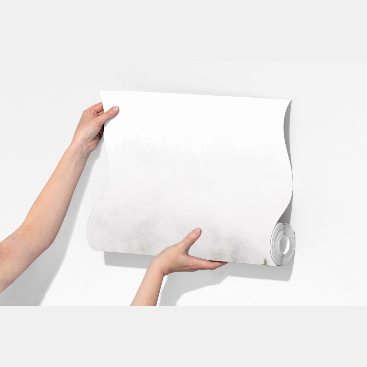 Fototapeta mglisty górski las – Wallissimo® Fototapeta mglisty górski las – Wallissimo®