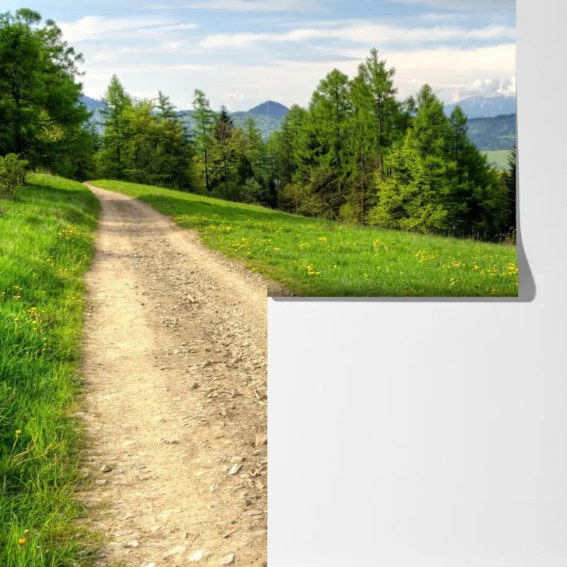 Fototapeta Gorce wiosenny szlak – Wallissimo® Fototapeta Gorce wiosenny szlak – Wallissimo®