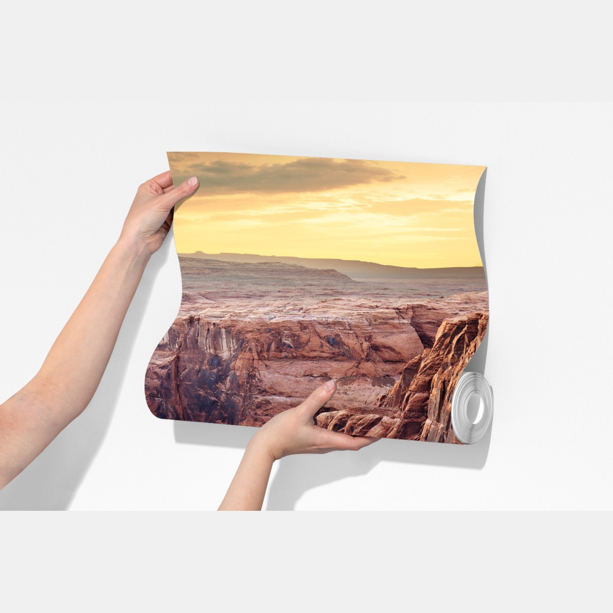 Fototapeta słoneczny kanion w Horseshoe Bend, rzeka Kolorado – Wallissimo® Fototapeta słoneczny kanion w Horseshoe Bend, rzeka Kolorado – Wallissimo®