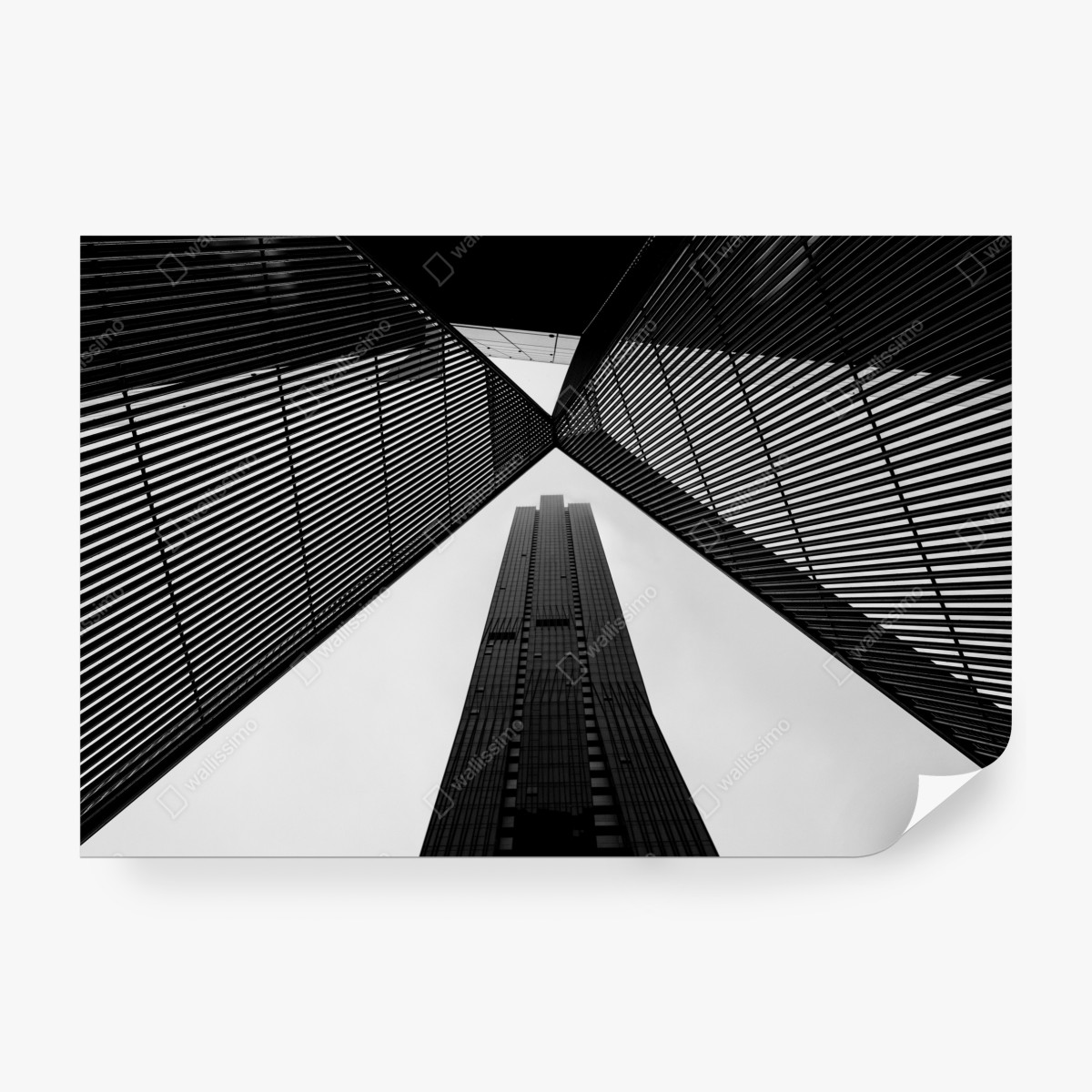 Fototapeta Melbourne architektura czarno-biała – Wallissimo® Fototapeta Melbourne architektura czarno-biała – Wallissimo®