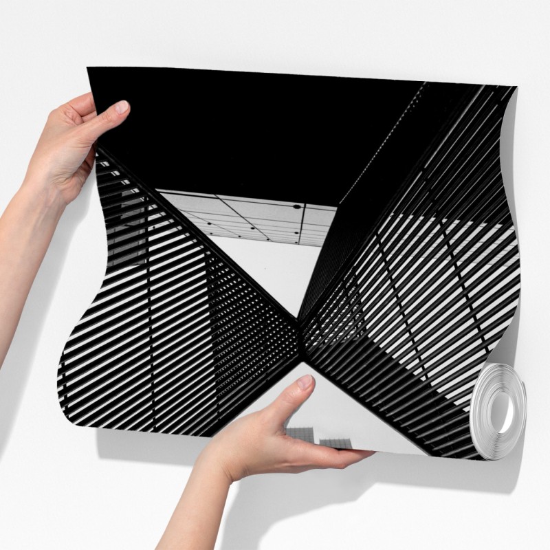 Fototapeta Melbourne architektura czarno-biała – Wallissimo® Fototapeta Melbourne architektura czarno-biała – Wallissimo®