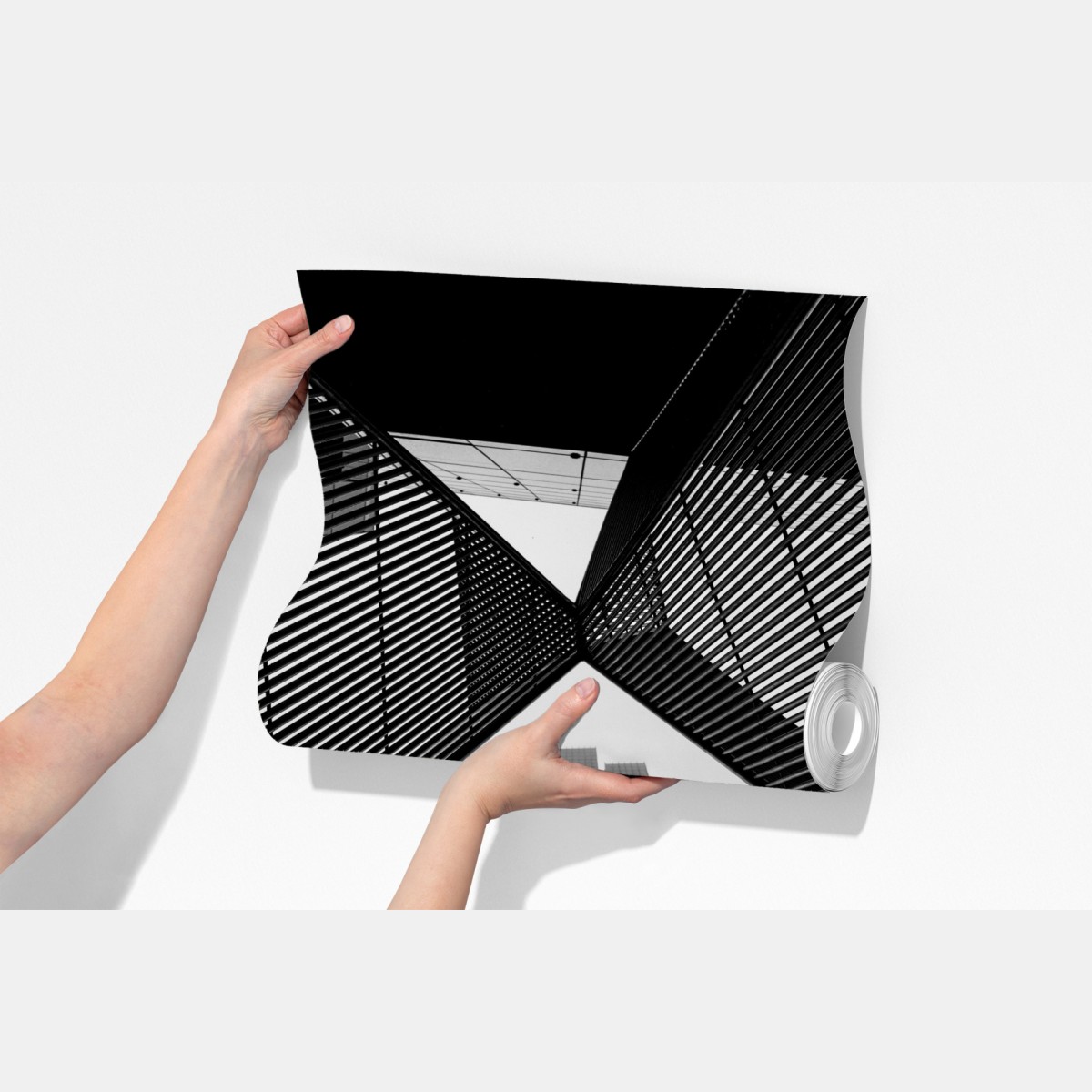 Fototapeta Melbourne architektura czarno-biała – Wallissimo® Fototapeta Melbourne architektura czarno-biała – Wallissimo®