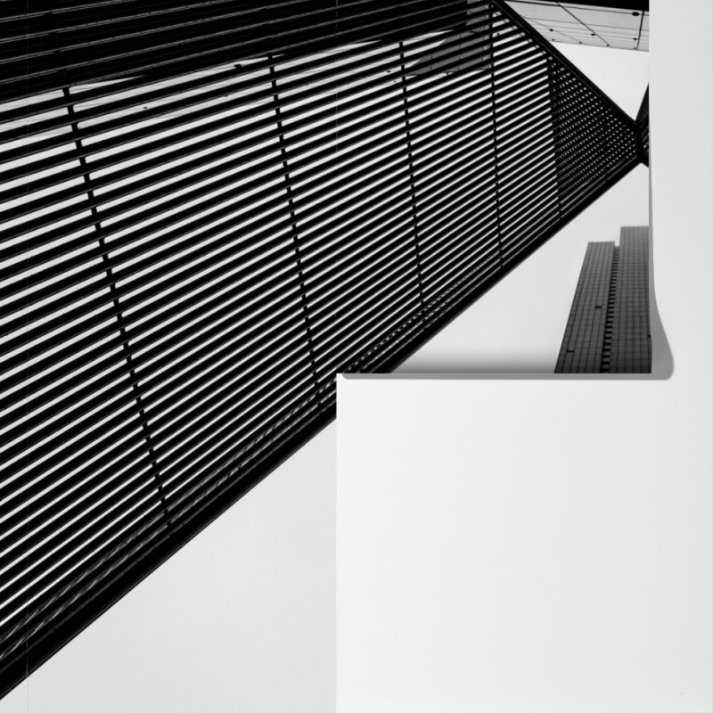 Fototapeta Melbourne architektura czarno-biała – Wallissimo® Fototapeta Melbourne architektura czarno-biała – Wallissimo®