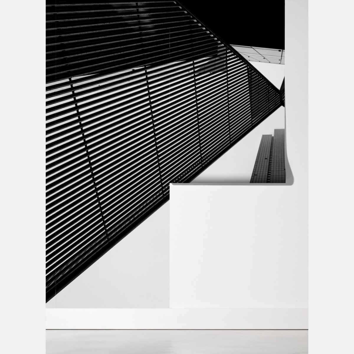 Fototapeta Melbourne architektura czarno-biała – Wallissimo® Fototapeta Melbourne architektura czarno-biała – Wallissimo®