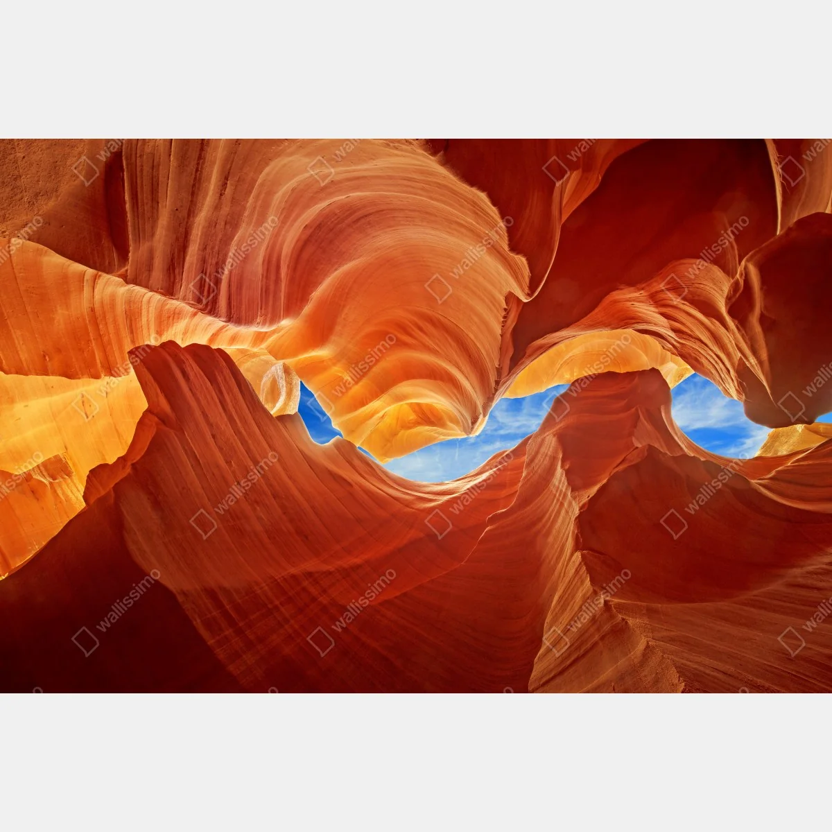 Fototapeta Antelope Canyon wirujące piaskowcowe formy – Wallissimo® Fototapeta Antelope Canyon wirujące piaskowcowe formy – Wallissimo®