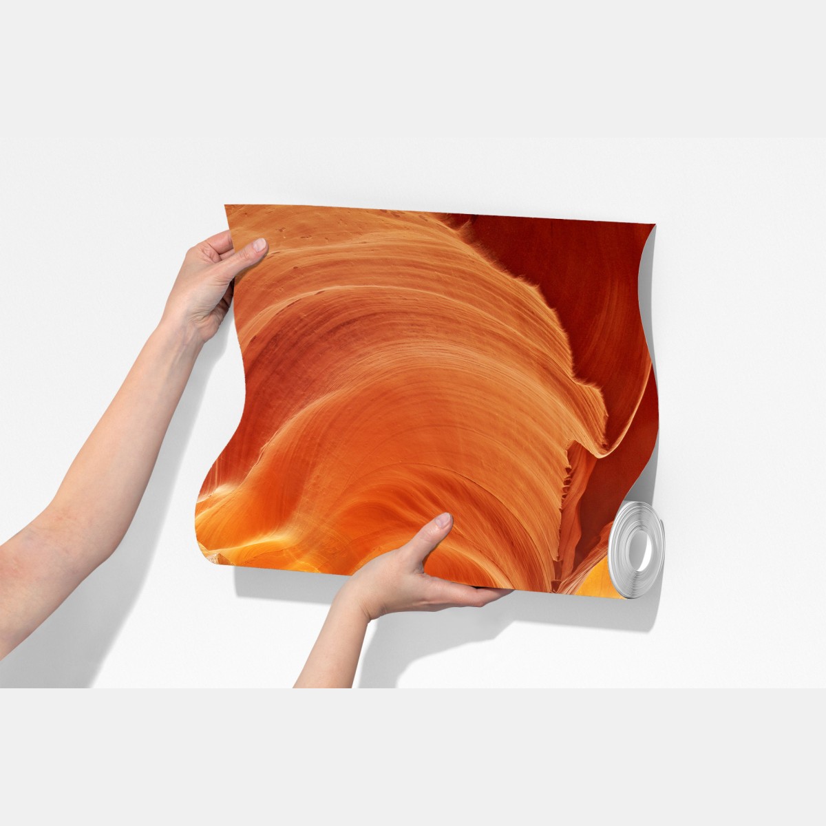 Fototapeta Antelope Canyon wirujące piaskowcowe formy – Wallissimo® Fototapeta Antelope Canyon wirujące piaskowcowe formy – Wallissimo®